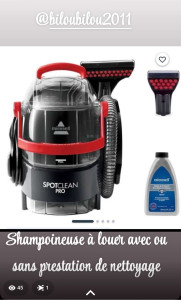 Photo de galerie - Shampouineuse 