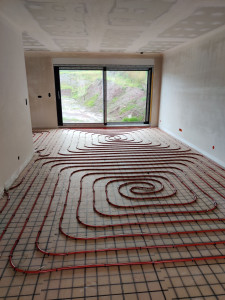 Photo de galerie - Installation chauffage au sol