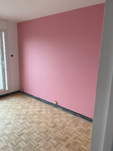 Photo de galerie - Mur peint en couleur rose 