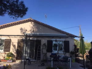Photo de galerie - Pose de store banne électrique 