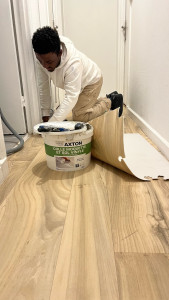 Photo de galerie - Pose de parquet - Revêtement de sol