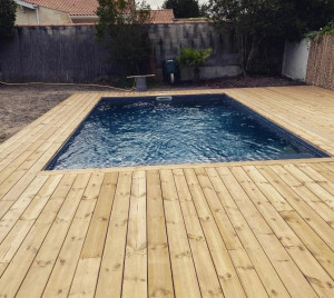 Photo de galerie - Pose et nettoyage terrasse