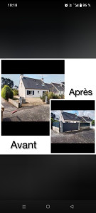Photo de galerie - Création clôture + pose portail 