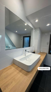 Photo de galerie - Pose de lavabo 