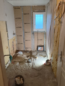 Photo de galerie - Salle de bain en travaux