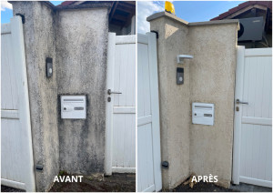 Photo de galerie - Nettoyage piliers 