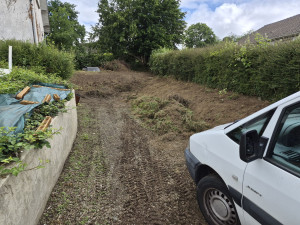 Photo de galerie - Terrassement pour refaire un accès sous sol 