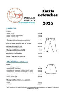 Photo de galerie - Tarif pour prestation mais peux varier en fonction du travaille a effectuer 
