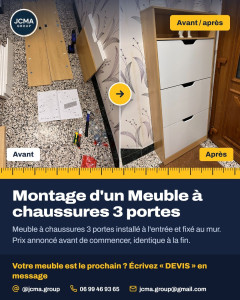 Photo de galerie - Montage meuble à chaussure