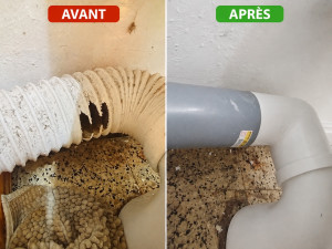 Photo de galerie - La pipe a été mangé par un rat. J’ai donc mis une pipe rigide. 
