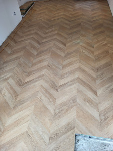 Photo de galerie - Pose de parquet - Revêtement de sol