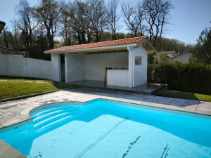 Photo de galerie - Construction d'aménagements exterieurs /Pool-housse - MOUGUERRE