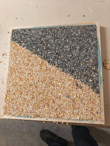 Photo de galerie - Je fais la résine au sol, escalier extérieur, contour de piscine, terrasse, plusieurs couleurs disponibles