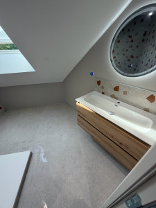 Photo de galerie - Douche/ crédence 60x120 et sol 90x90