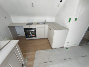 Photo de galerie - Pose d'une cuisine So'cooq pour du locatif. pratique et gain de place 