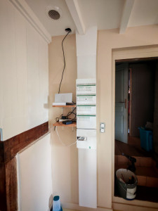 Photo de galerie - Rénovation complète  électricité + ventilation d'une maison de 130m2 sur la commune de Salledes