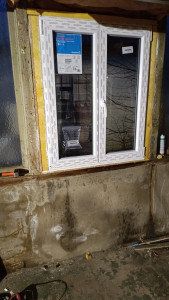 Photo de galerie - Pose de menuiserie début de chantier loft de 170m2