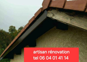 Photo de galerie - Habillage des planches de Rive en alu plaqué