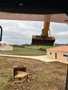 Photo de galerie - Terrassement / finition autour de maison 