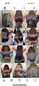 Photo de galerie - Lissage Tanin , Protéine de soie, Indien , Français 