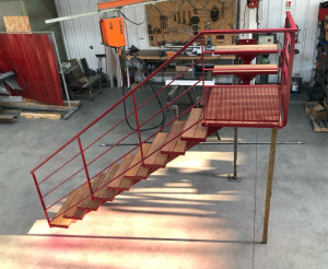 Photo de galerie - Escalier 1/4 tournant. 