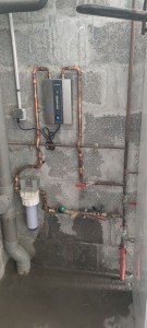 Photo de galerie - Remplacement d'un adoucisseur classique par un électrique sans entretien 