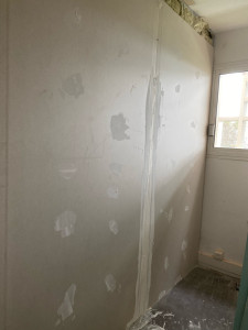 Photo de galerie - Pose de bande placo