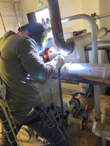 Photo de galerie - Chaufferie, soudure