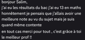 Photo de galerie - Cours de maths