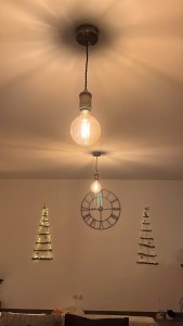 Photo de galerie - Installation suspensions luminaire 