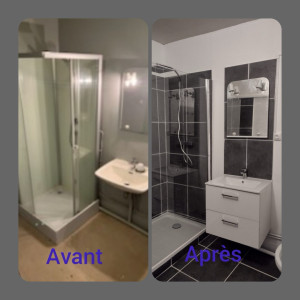 Photo de galerie - Voici une rénovation de salle d’eau complète 