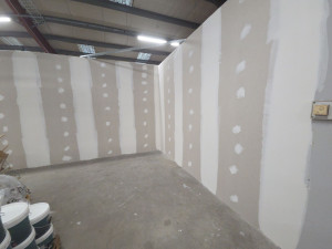 Photo de galerie - Pose de placo et  join fini