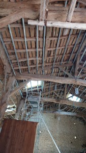 Photo de galerie - Ossature plafond avec suspentes