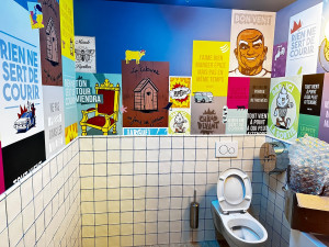Photo de galerie - Pose de faïence dans un fast-food à polygone Riviera 