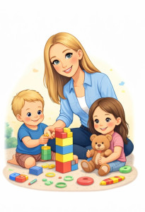 Photo de galerie - Experience en baby sitting et fille au pair, prête à prendre soin de vos enfants ! 