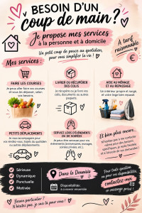 Photo de galerie - Mes services que je vous propose 