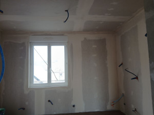 Photo de galerie - Isolation placo bandes