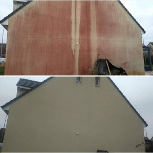 Photo de galerie - Nettoyage de façade à la vapeur