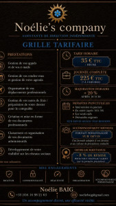 Photo de galerie - Grille Tarifaire