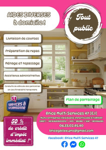 Photo de galerie - Divers services à domicile