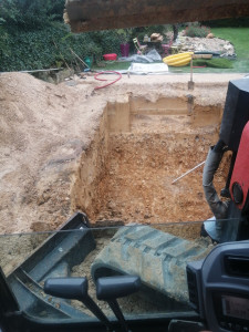 Photo de galerie - Terrassement piscine ( st just )