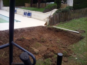 Photo de galerie - decaisement pour coulage d'une chape de beton