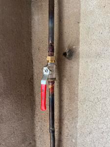Photo de galerie - Ajout d’une vanne d’arrêt dans un logement