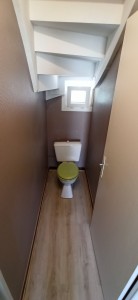 Photo de galerie - Remplacement WC Traditionnelle par WC suspendu.