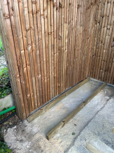 Photo de galerie - Pose de bardage en bois sur une ossature bois 