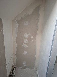 Photo de galerie - Réalisation d'une cloison 2
