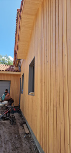 Photo de galerie - Fin de chantier hors d'eau hors d'air en 1 mois et 15 jours.
client satisfait de la réalisation et de la conception. 