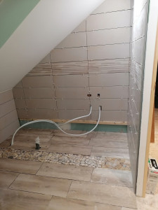 Photo de galerie - Pose de carrelage et faïence salle de bain