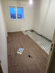Photo de galerie - Pose de parquet - Revêtement de sol