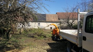 Photo de galerie - broyage / évacuation 